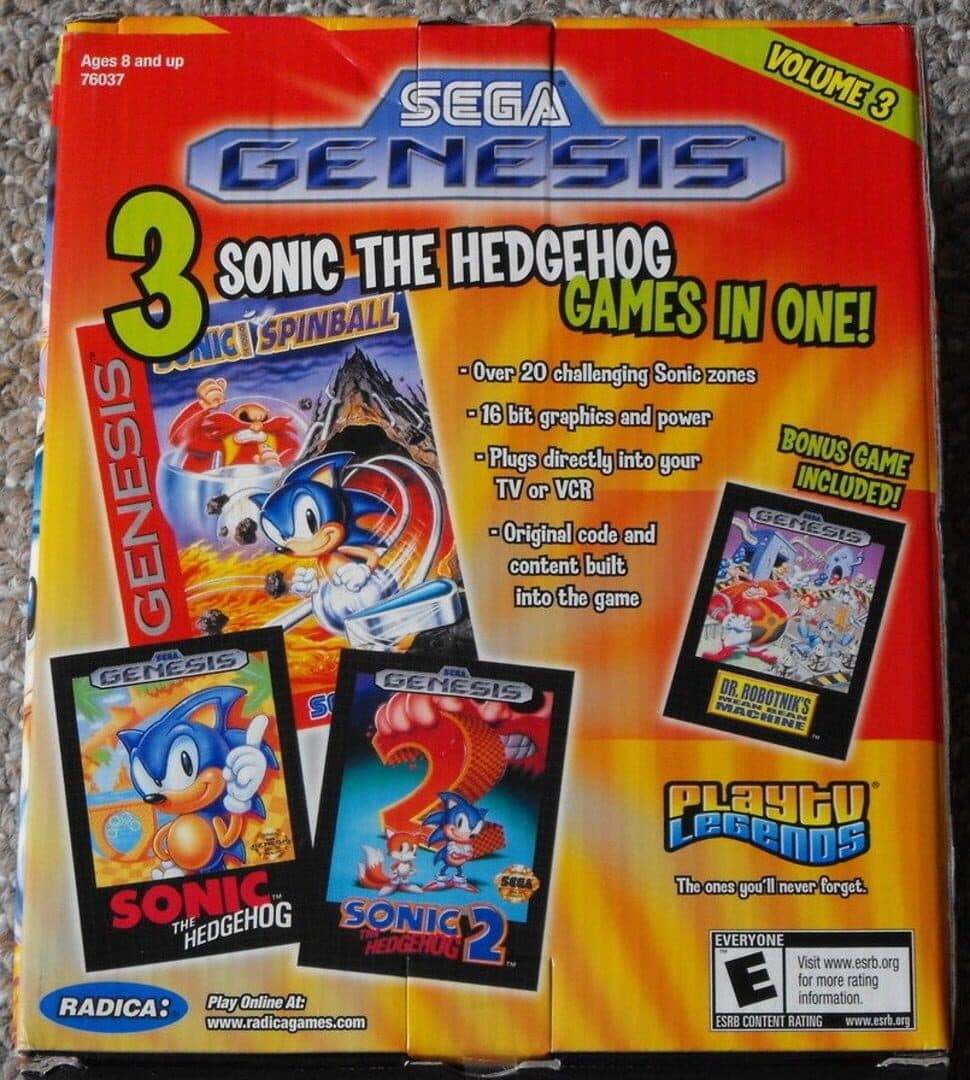 Arcade Legends: Sega Genesis Volume 3 - Super Sonic Gold Image