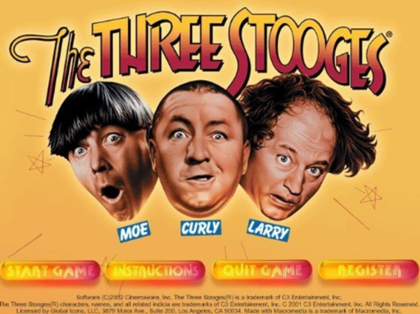 The Three Stooges: Digitally Remastered Edition cover art
