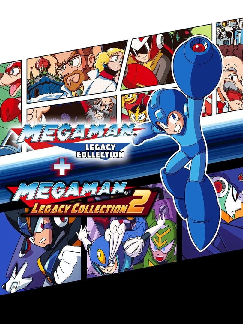 Mega Man Legacy Collection 1 + 2 cover art