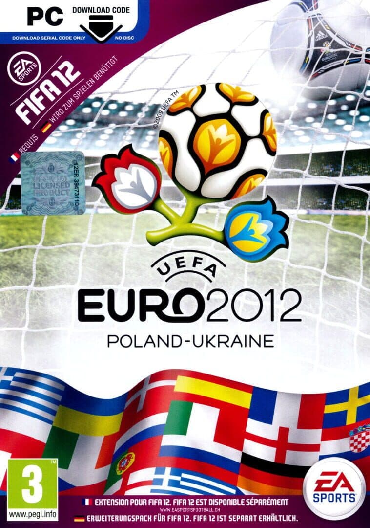 FIFA 12: UEFA Euro 2012 cover art