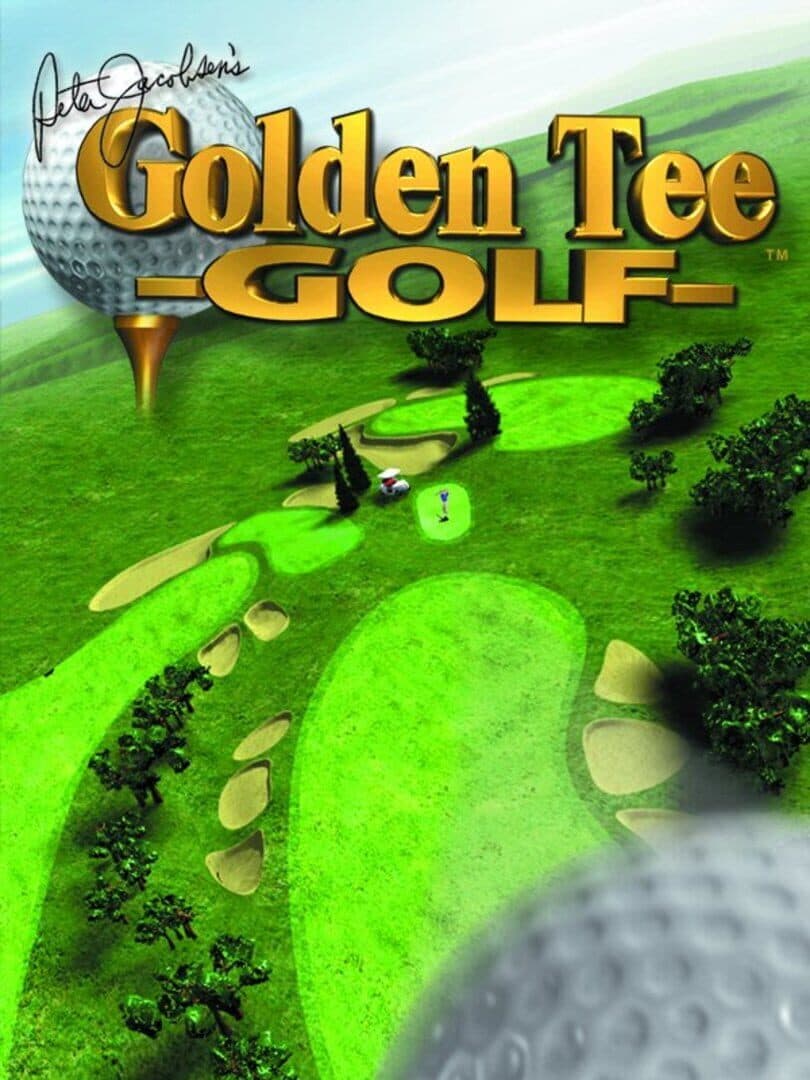 Peter Jacobsen's Golden Tee Golf cover art