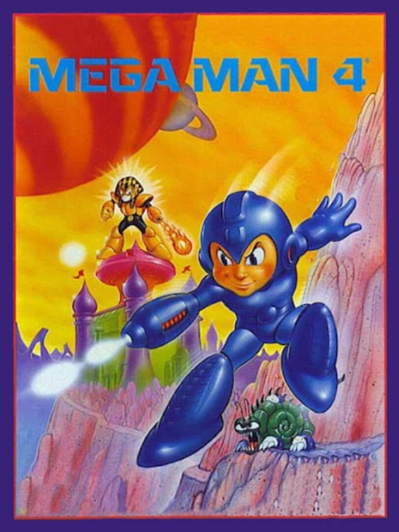 Mega Man 4 cover art