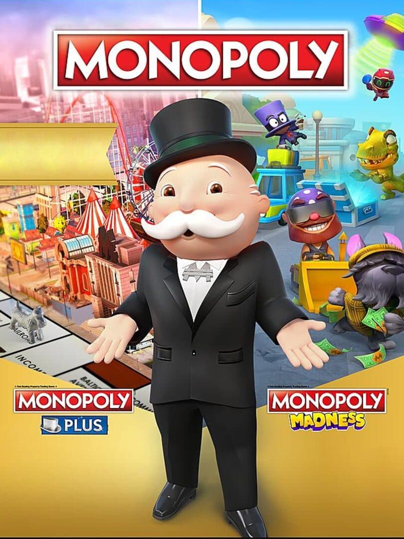 Monopoly Plus and Monopoly Madness cover art