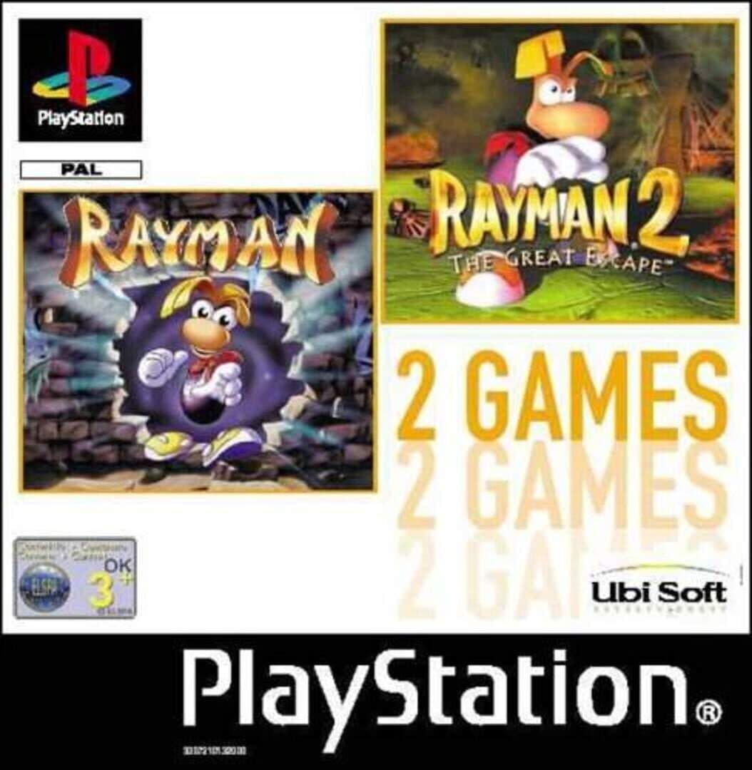 Rayman 1 & Rayman 2 Double Pack cover art