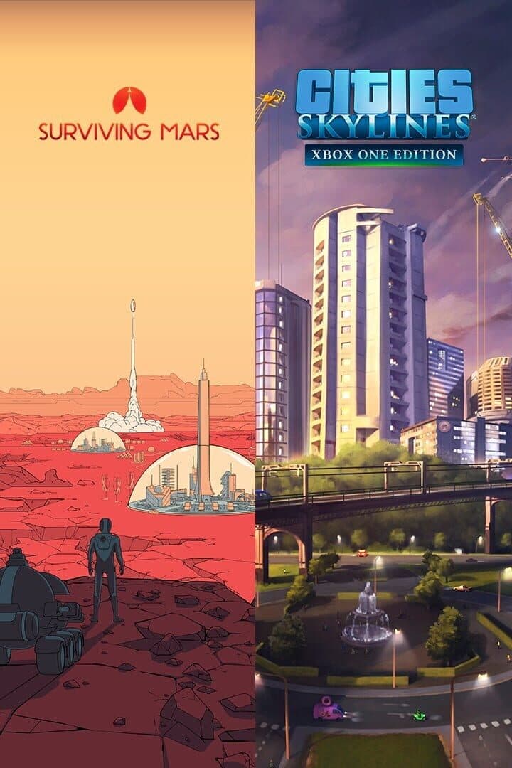Cities: Skylines + Surviving Mars cover art