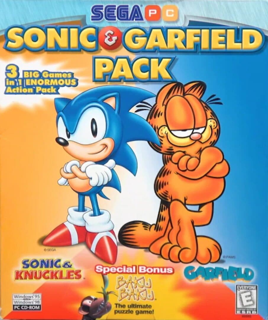 Sonic & Garfield Pack cover art