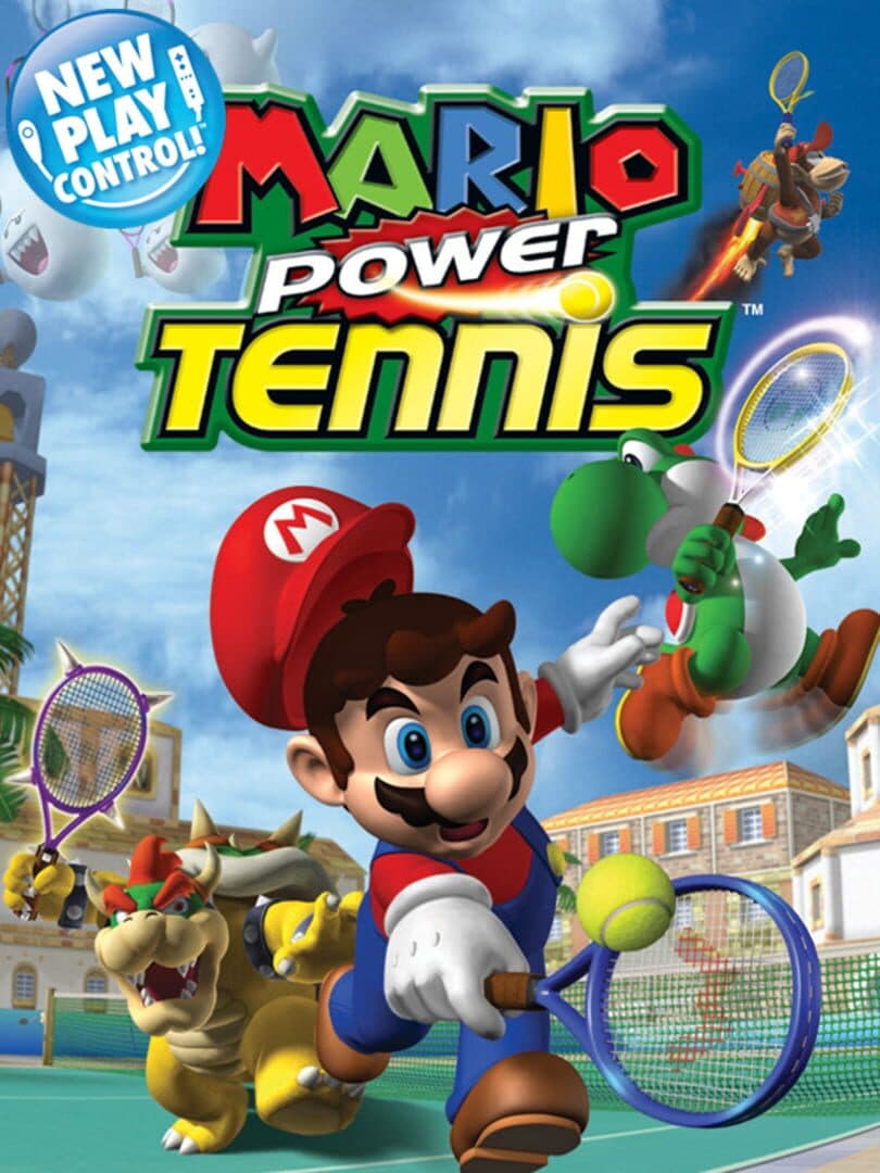 New Play Control! Mario Power Tennis cover art