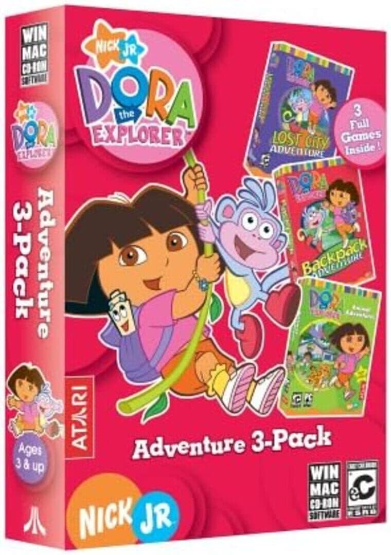 Dora the Explorer: Adventures 3-Pack cover art