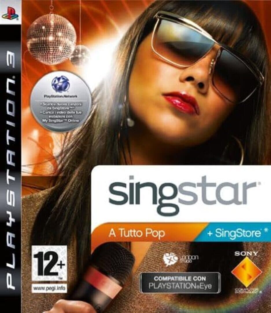 SingStar: A Tutto Pop cover art