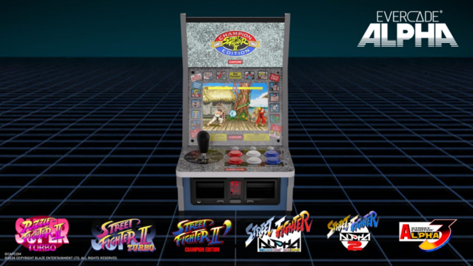 Evercade Alpha Street Fighter Bartop Arcade cover art