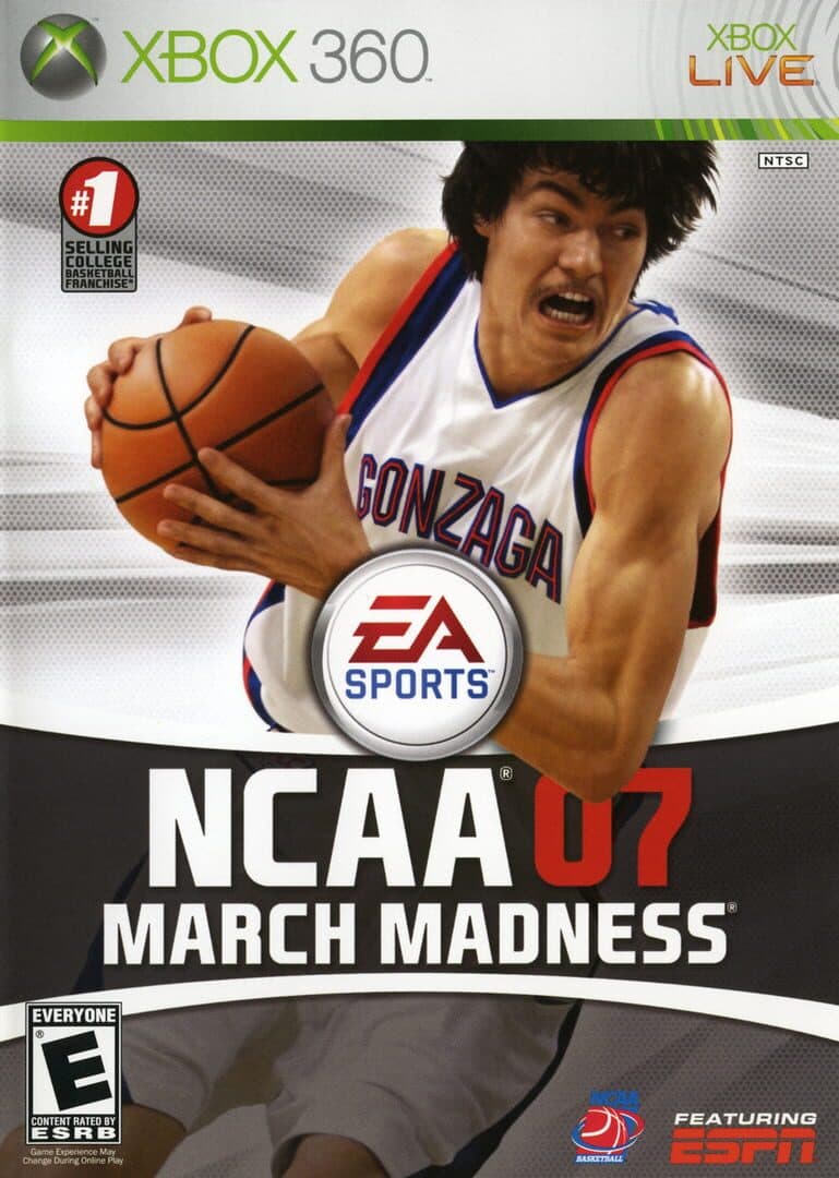 NCAA March Madness 07 cover art