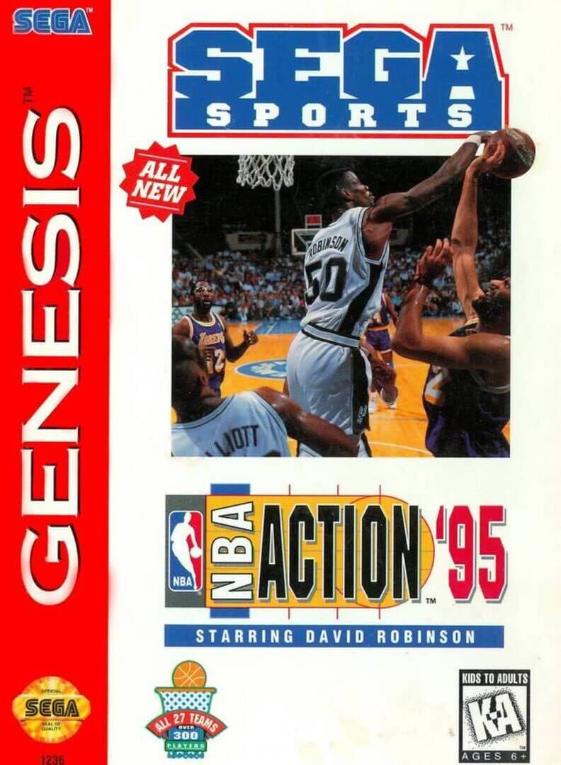 NBA Action '95 starring David Robinson cover art