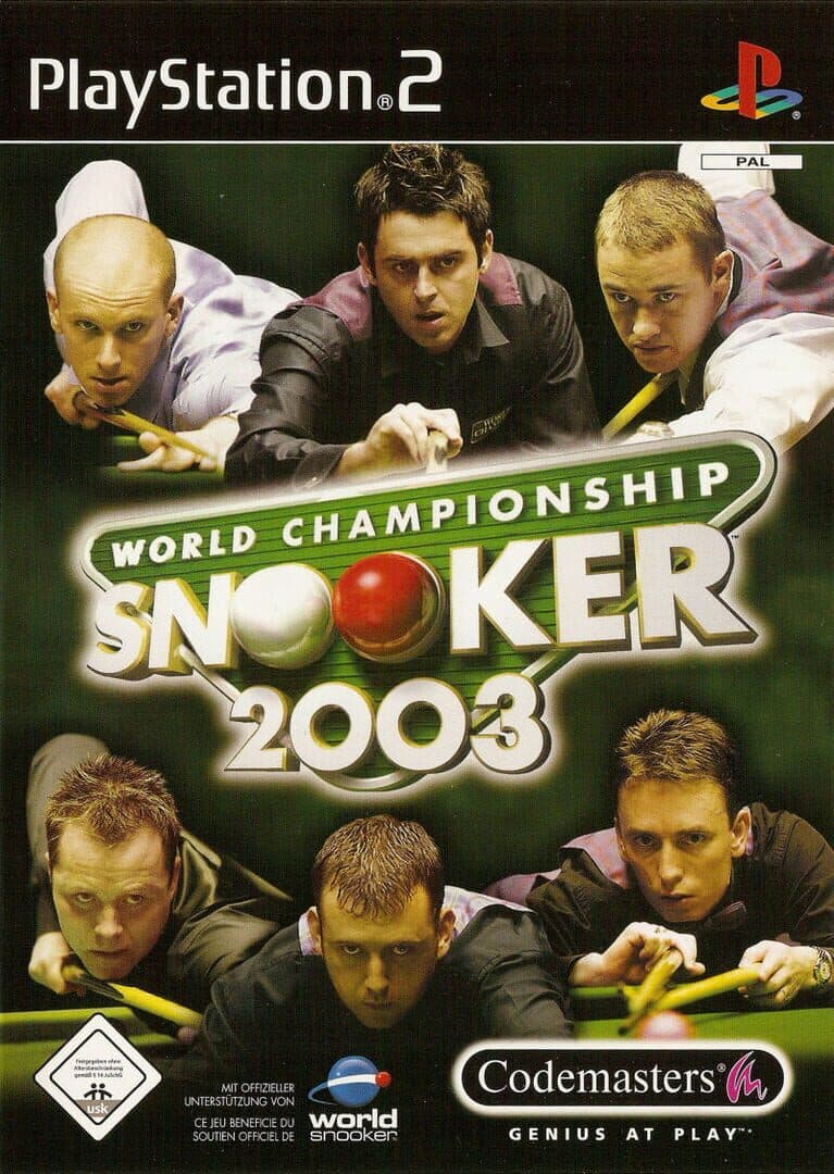 World Championship Snooker 2003 cover art