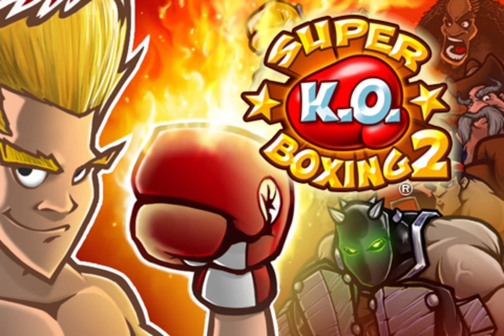 Super KO Boxing 2 cover art