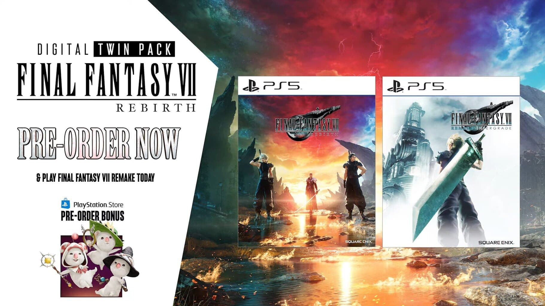 Final Fantasy VII Remake & Rebirth: Twin Pack Image