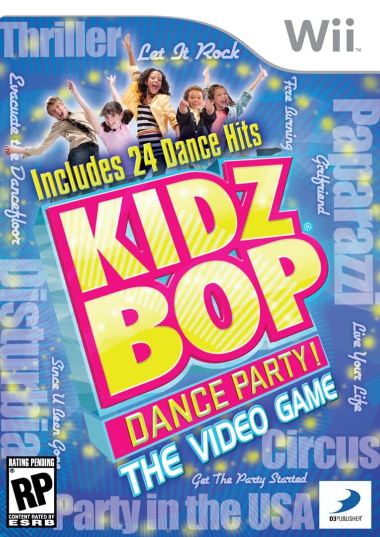 Kidz Bop Dance Party: The Video Game cover art