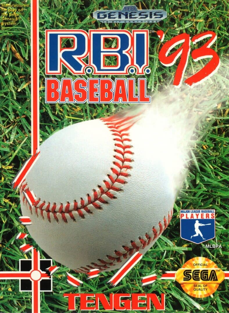 R.B.I. Baseball '93 cover art