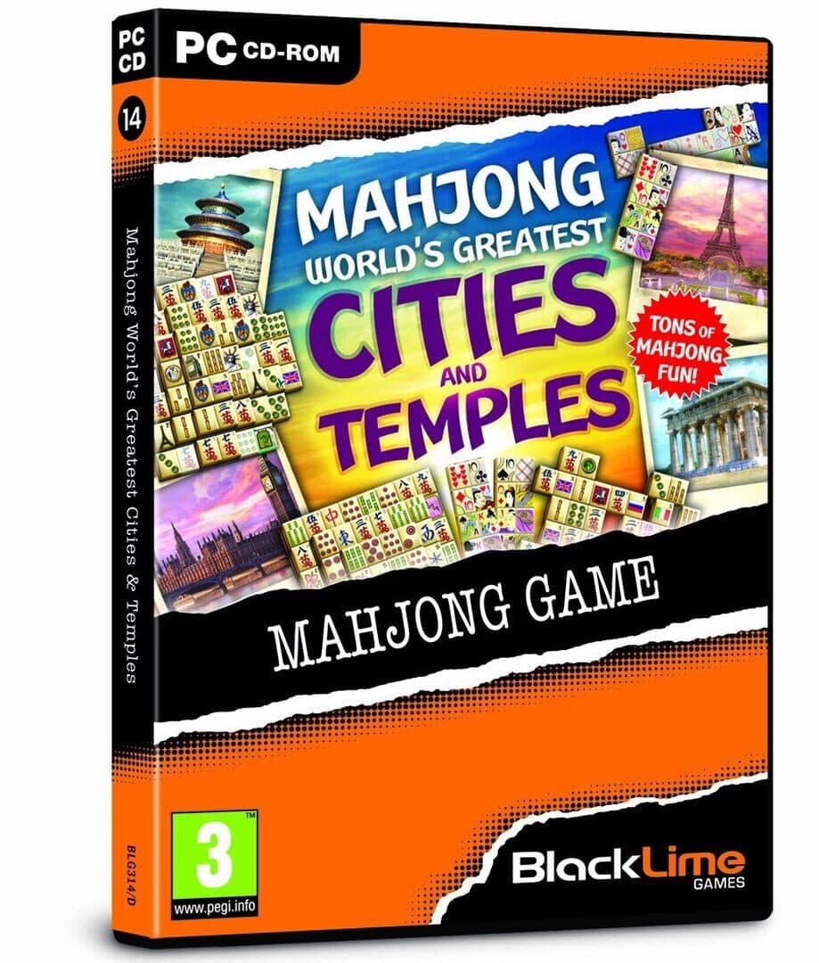 Mahjong World's Greatest Cities and Temples cover art