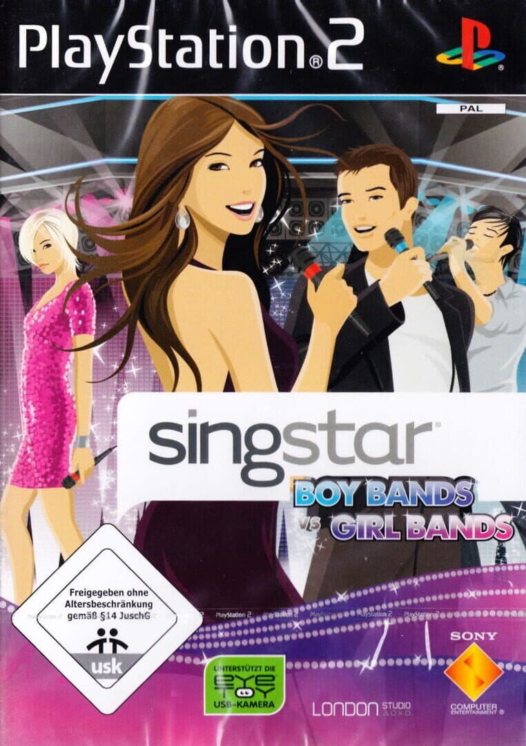 SingStar: BoyBands vs GirlBands cover art