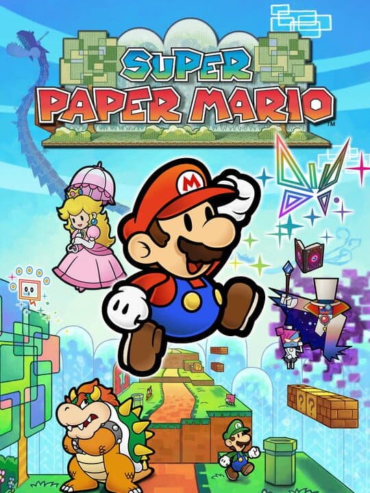 Super Paper Mario cover art