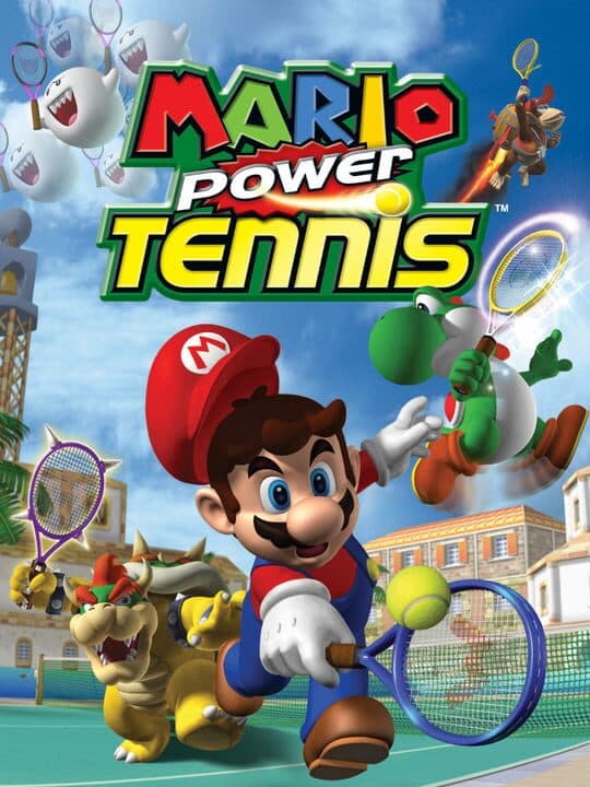 Mario Power Tennis cover art