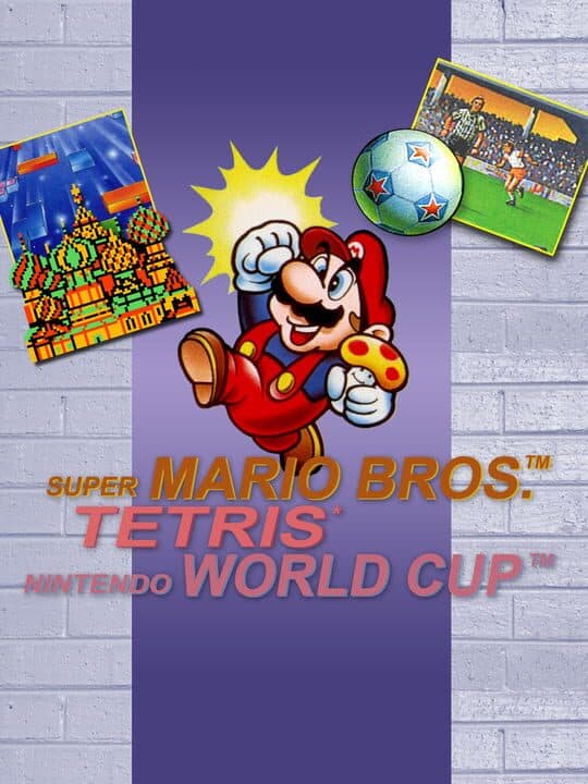 Super Mario Bros. / Tetris / Nintendo World Cup cover art