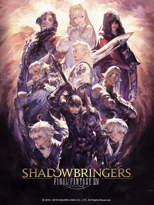 Final Fantasy XIV: Shadowbringers cover art