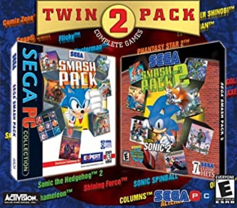 Sega Smash Pack: Twin Pack cover art