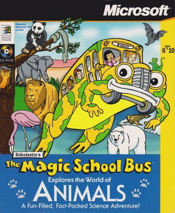 The Magic School Bus Explores the World of Animals cover art
