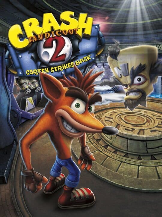 Crash Bandicoot 2: Cortex Strikes Back cover art