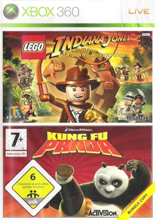 LEGO Indiana Jones: The Original Adventures / Kung Fu Panda cover art
