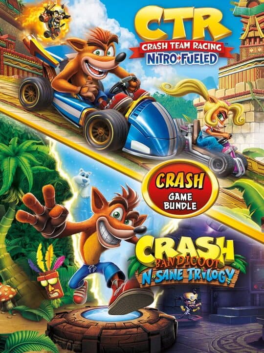 Crash Team Racing Nitro-Fueled + Crash Bandicoot N'Sane Trilogy Bundle cover art