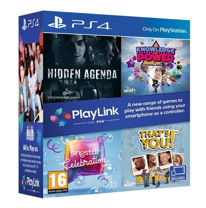 Pack Playlink That's You! + Knowledge is Power + Singstar Celebration + Hidden Agenda cover art