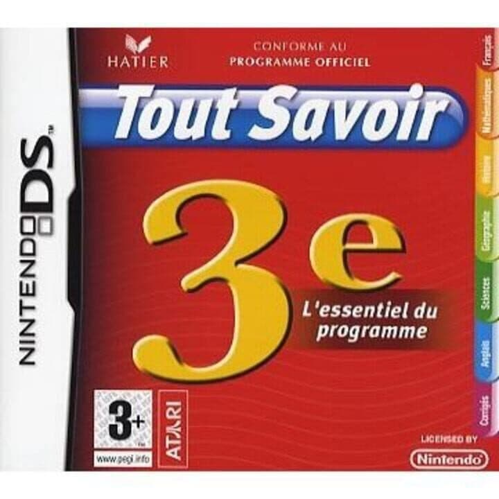Tout Savoir: 3E cover art