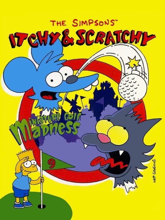 The Simpsons: Itchy & Scratchy in Miniature Golf Madness cover art