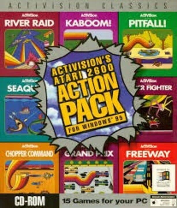 Activision's Atari 2600 Action Pack cover art