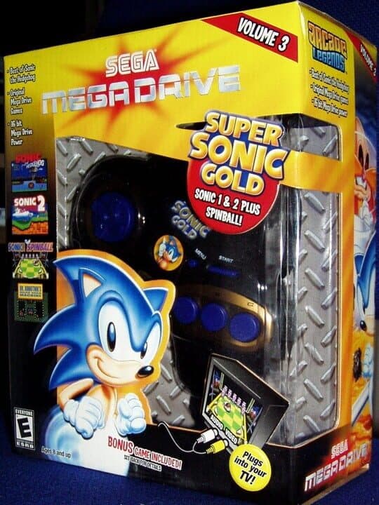 Arcade Legends: Sega Genesis Volume 3 - Super Sonic Gold cover art