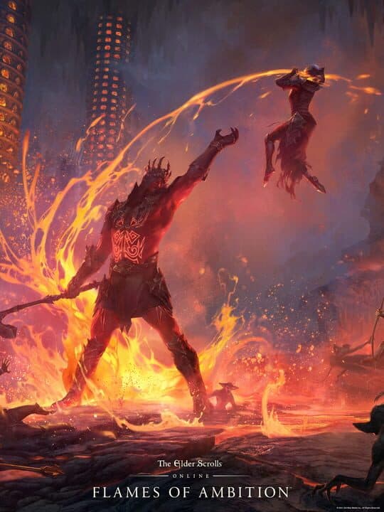 The Elder Scrolls Online: Flames of Ambition cover art