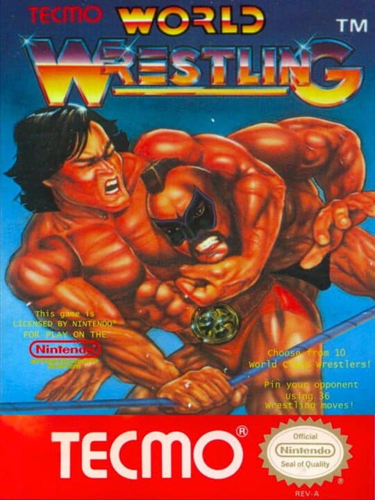 Tecmo World Wrestling cover art