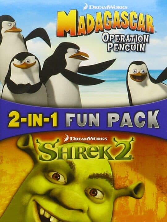 2-in-1 Fun Pack I Dreamworks Madagascar: Operation Penguin + Shrek 2 cover art