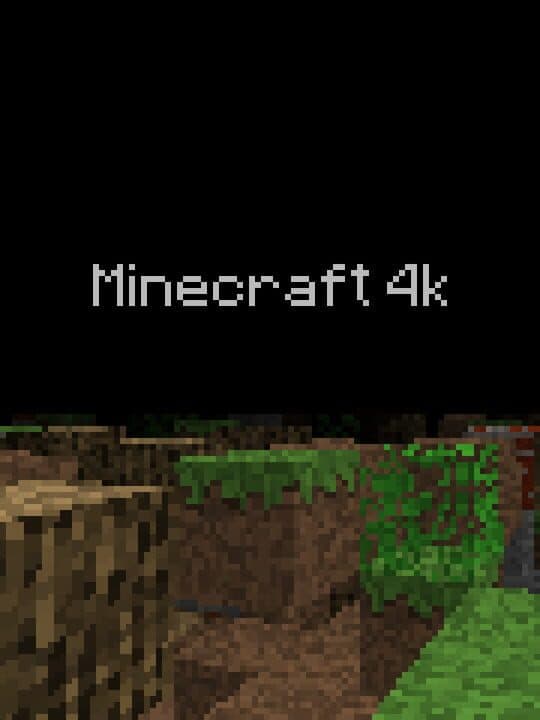 Minecraft 4k cover art