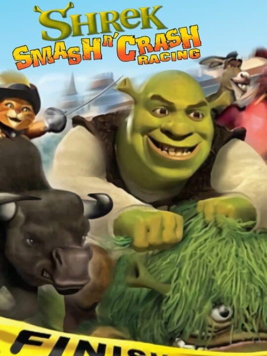 Shrek Smash n' Crash Racing cover art