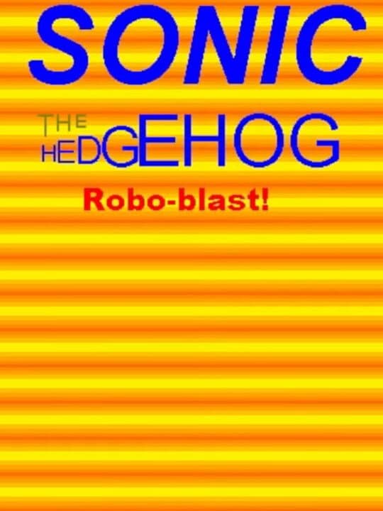 Sonic Robo Blast cover art