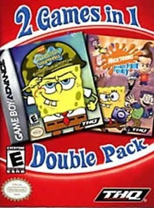 2 Games in 1 Double Pack: SpongeBob SquarePants - Battle for Bikini Bottom / Nicktoons: Freeze Frame Frenzy cover art