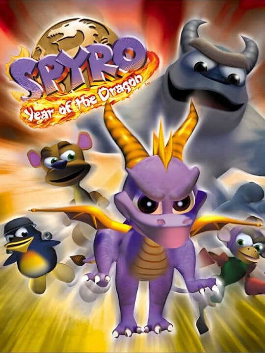 Spyro: Year of the Dragon cover art