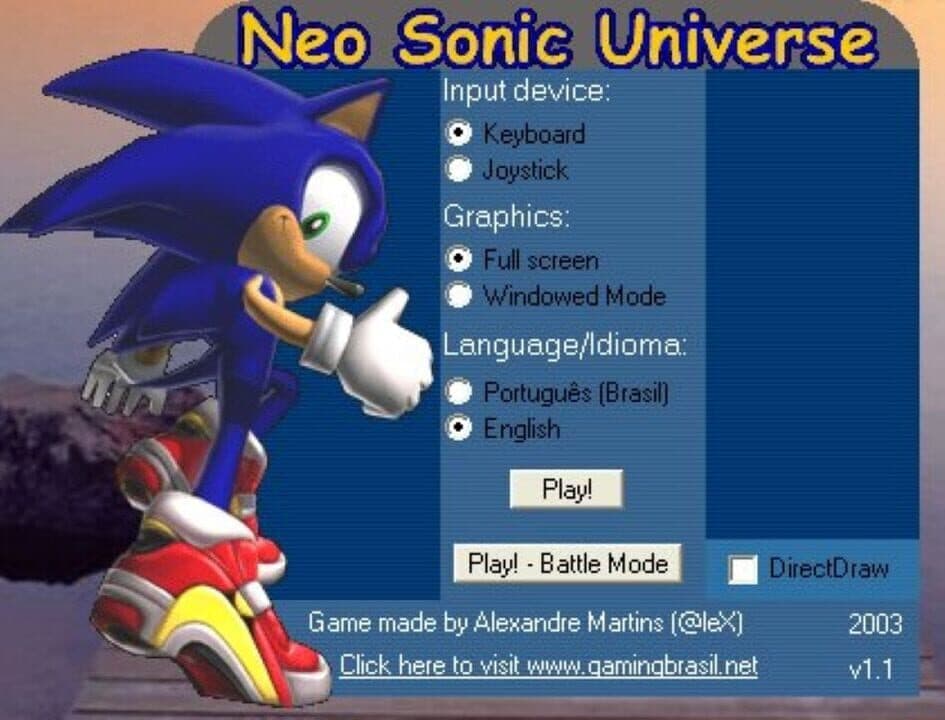 Neo Sonic Universe cover art