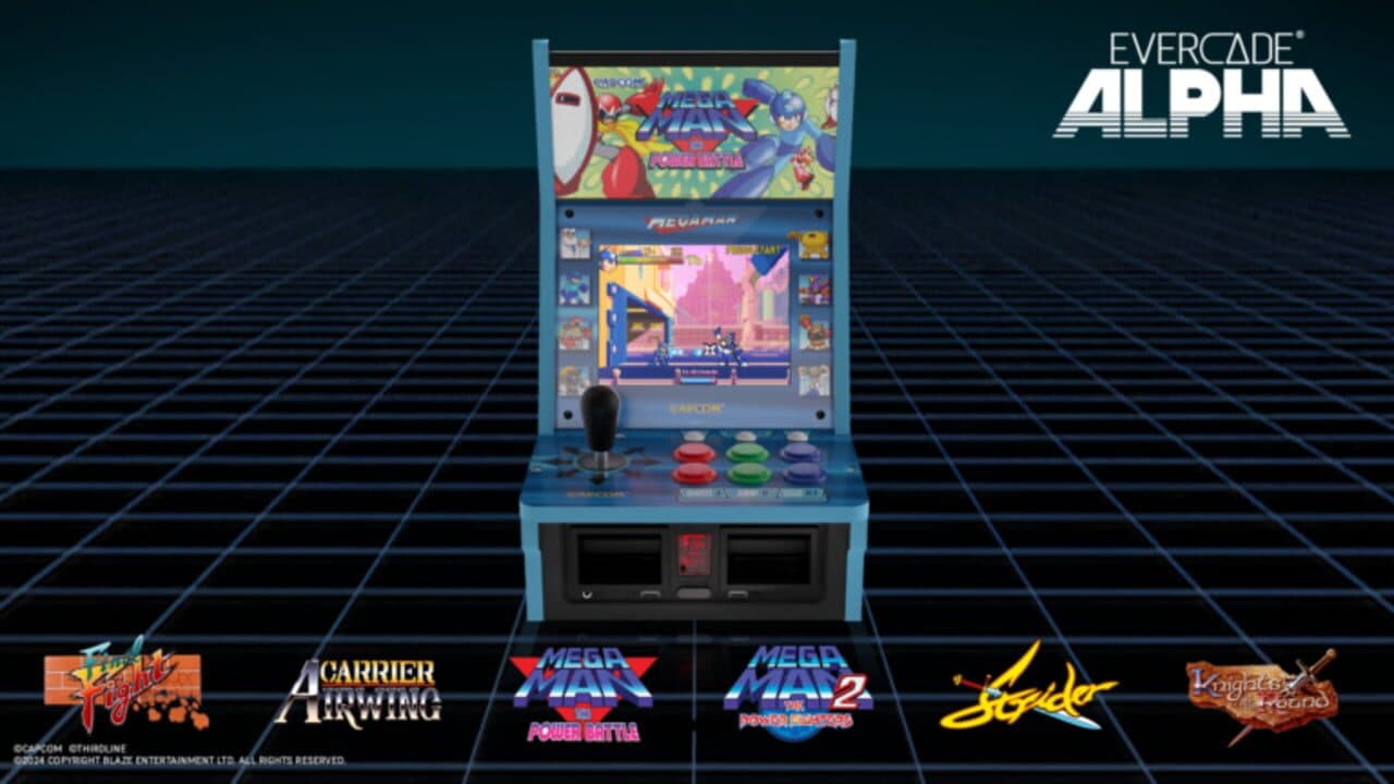 Evercade Alpha Mega Man Bartop Arcade cover art