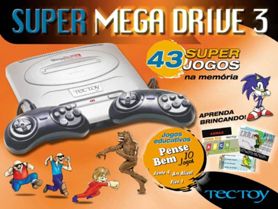 Super Mega Drive 3: 43 Super Jogos cover art