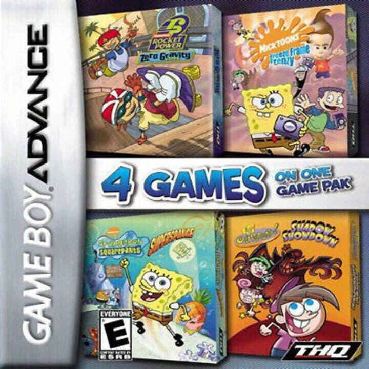 4 Games on One Game Pak cover art