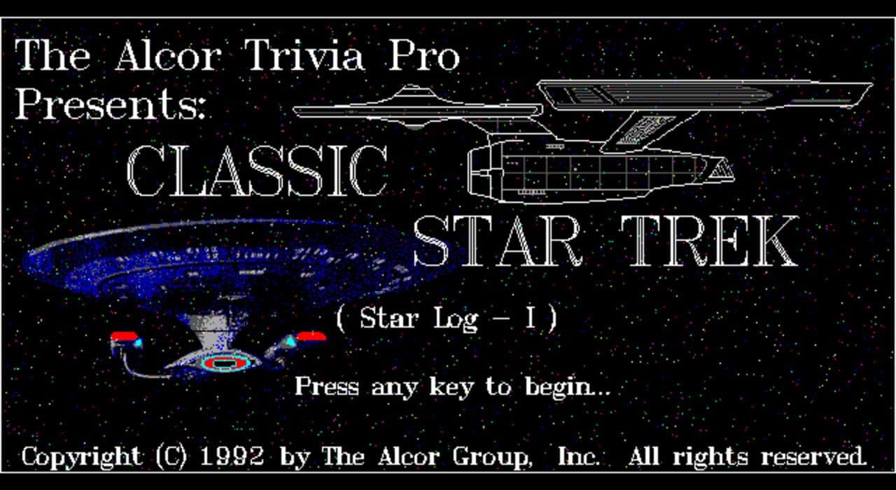 The Alcor Trivia Pro Classic Star Trek (Star-Log I) cover art